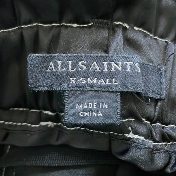 Allsaints Talla pants with drawstring waist and legs - Picture 5 of 7